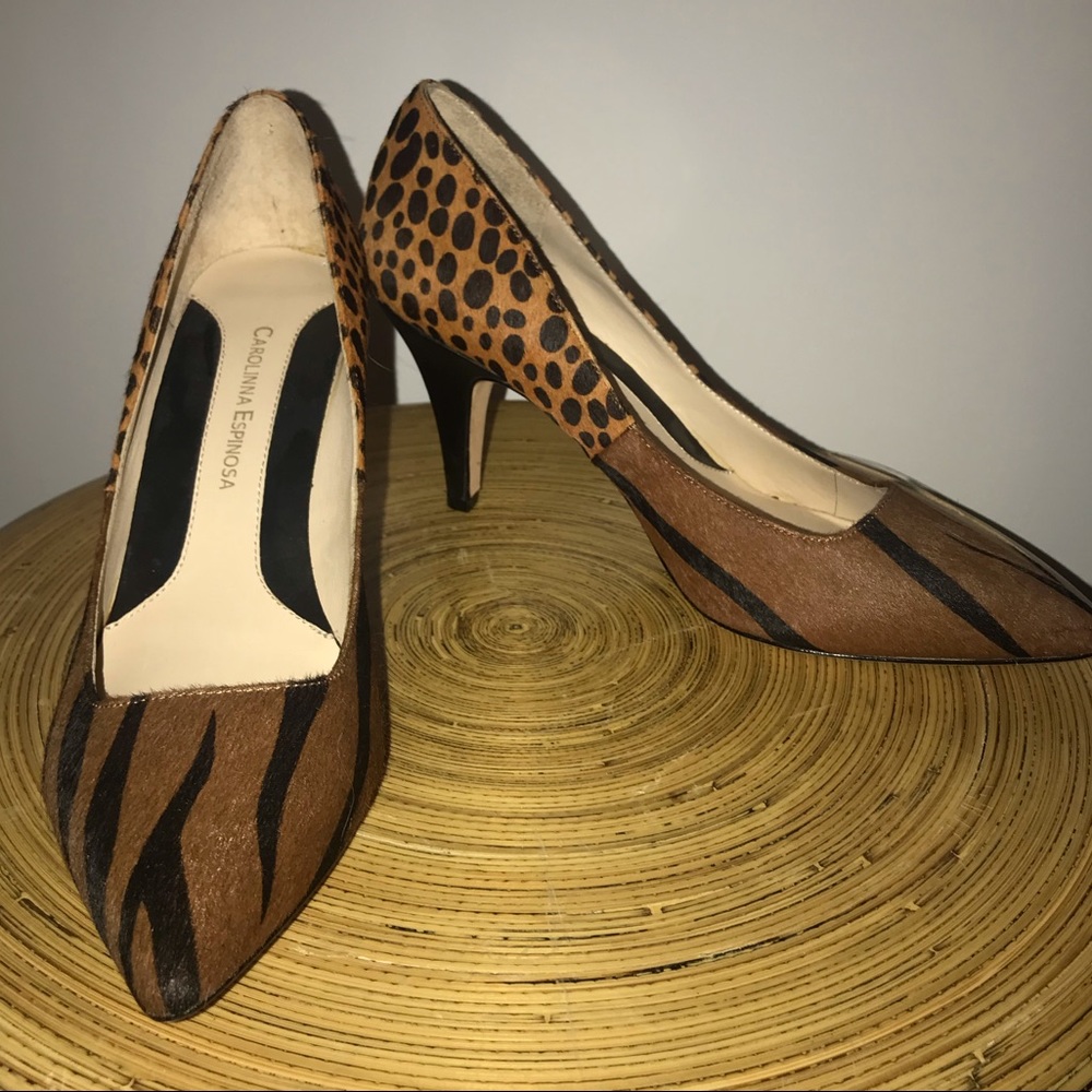 Carolina Espinosa Leopard Pumps-Heels 8.5 (3”)